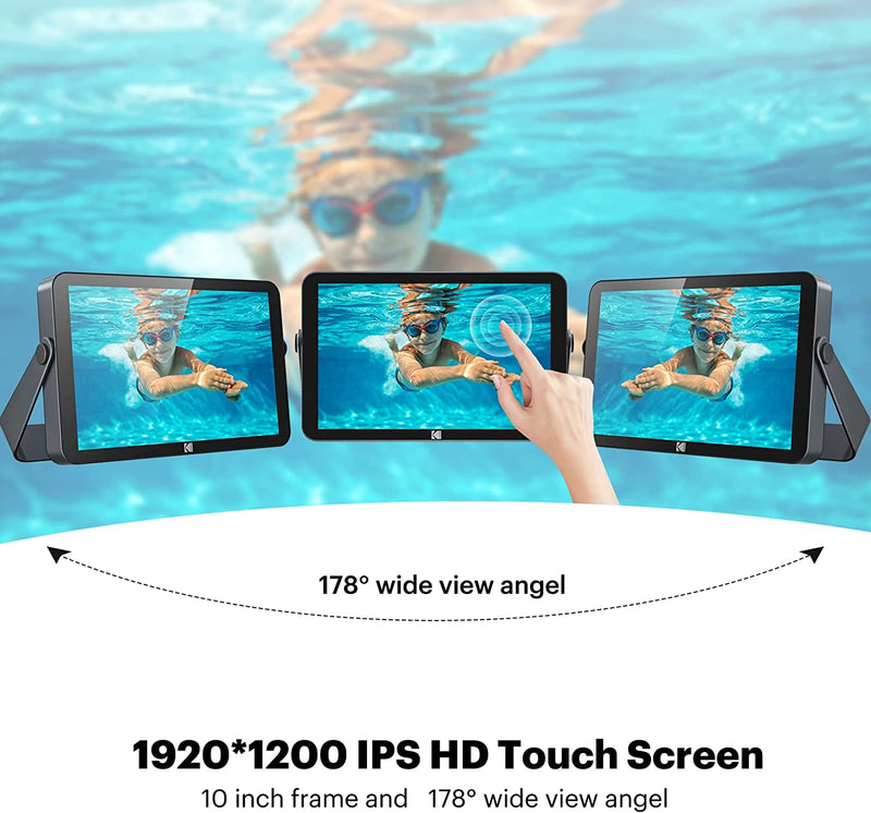 KODAK RWF-109 10″IPS Touch Panel Digital Photo Frame