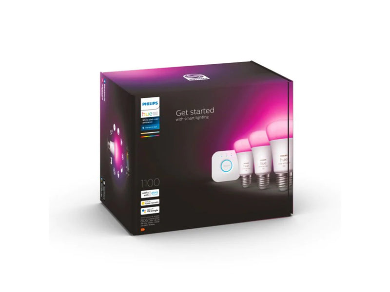 PHILIPS Hue White And Color Ambiance Starter Kit 11W E27