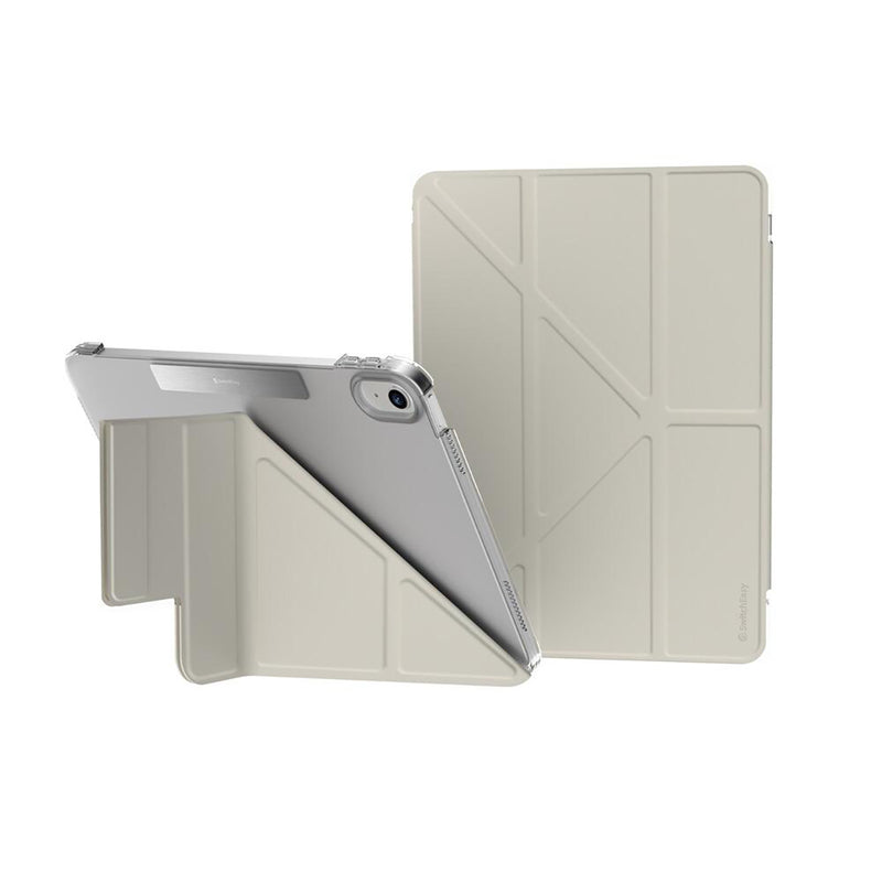 SwitchEasy Origami Nude for iPad (第10代 2022) 全方位支架透明背蓋保護殼