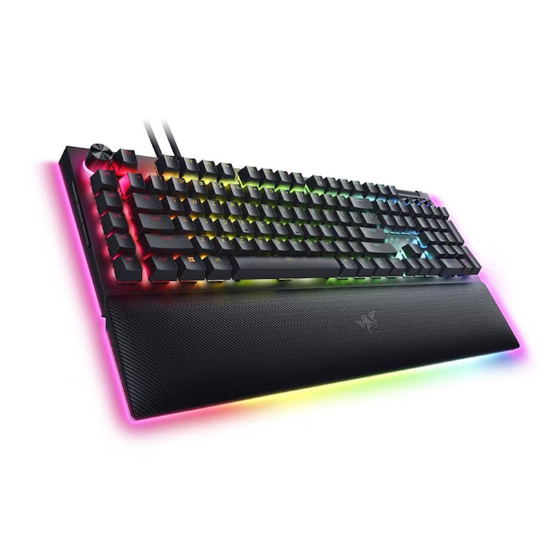 Razer 雷蛇 BlackWidow V4 Pro 有線機械軸遊戲鍵盤 (黃軸)