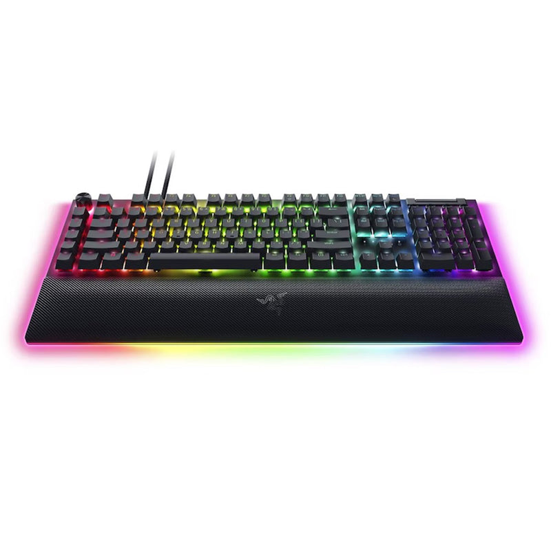 Razer 雷蛇 BlackWidow V4 Pro 有線機械軸遊戲鍵盤 (黃軸)