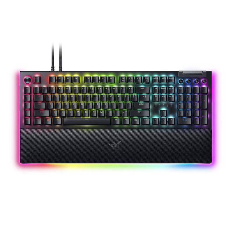 Razer 雷蛇 BlackWidow V4 Pro 有線機械軸遊戲鍵盤 (黃軸)