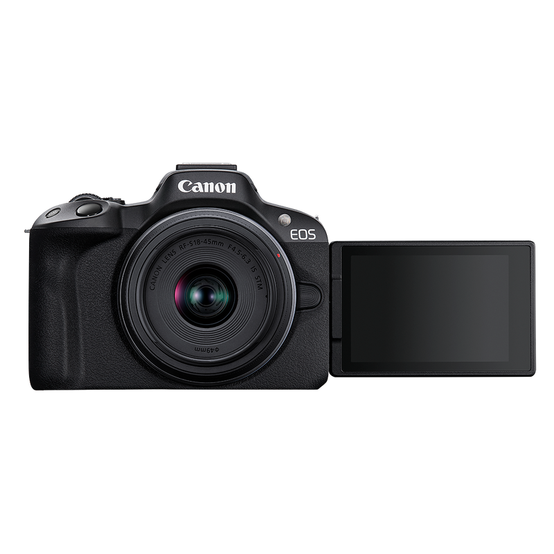 CANON EOS R50 RF-S 18-45mm f/4.5-6.3 IS STM 及 RF-S 55-210mm f/5-7.1 IS STM Kit Mirrorless Changeable Lens Camera