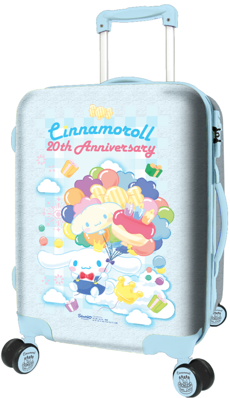 HALLMARK 玉桂狗 Cinnamoroll 20th周年 CN-1920T PC四轆可擴充拉鏈行李箱