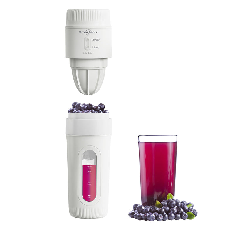 SMARTECH SB-2928 “Smart Juice” 3 in 1 Rechargeable Blender and Juicer