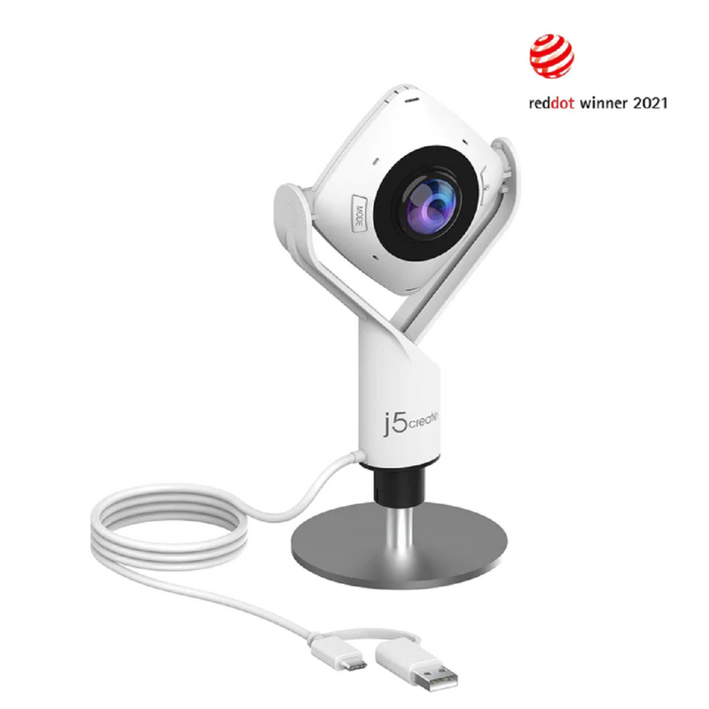 j5 create JVCU360 360° 全方位視像會議 USB Webcam 網路攝影機
