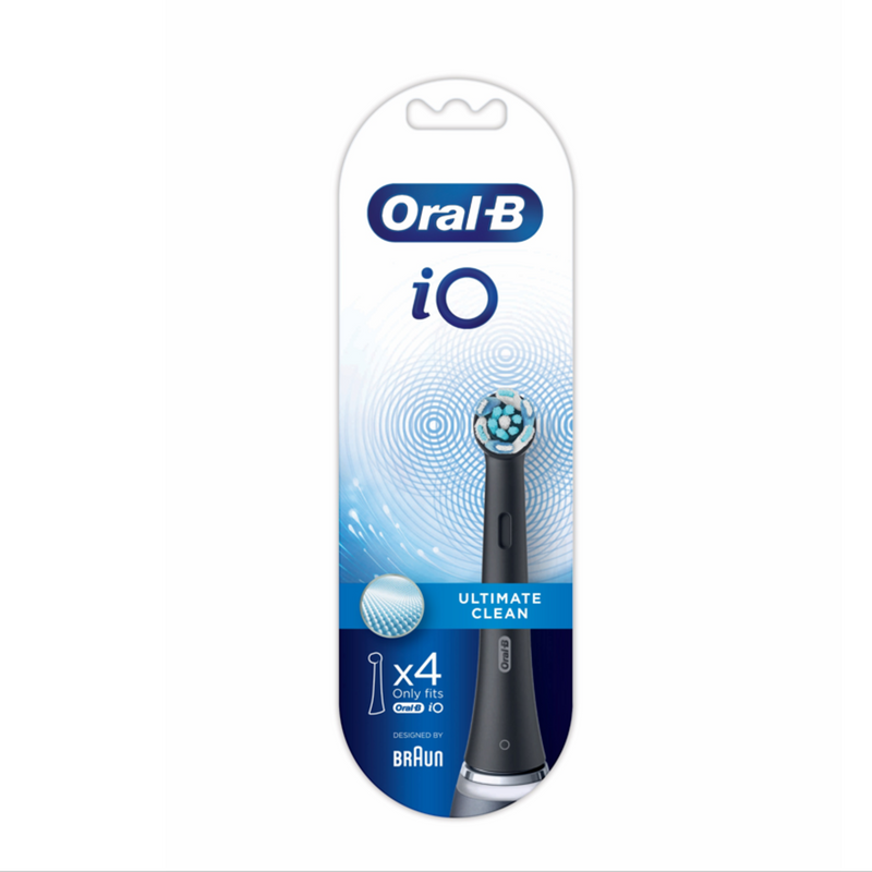 Oral-B iO 深層清潔刷頭4支裝(黑色)