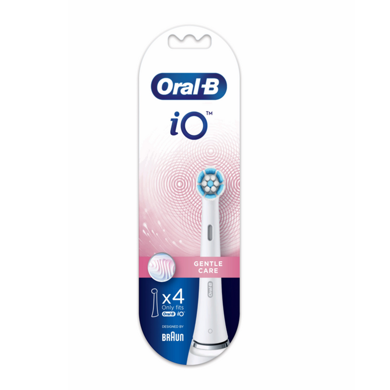 Oral-B iO 清潔護齦刷頭4支裝(白色)