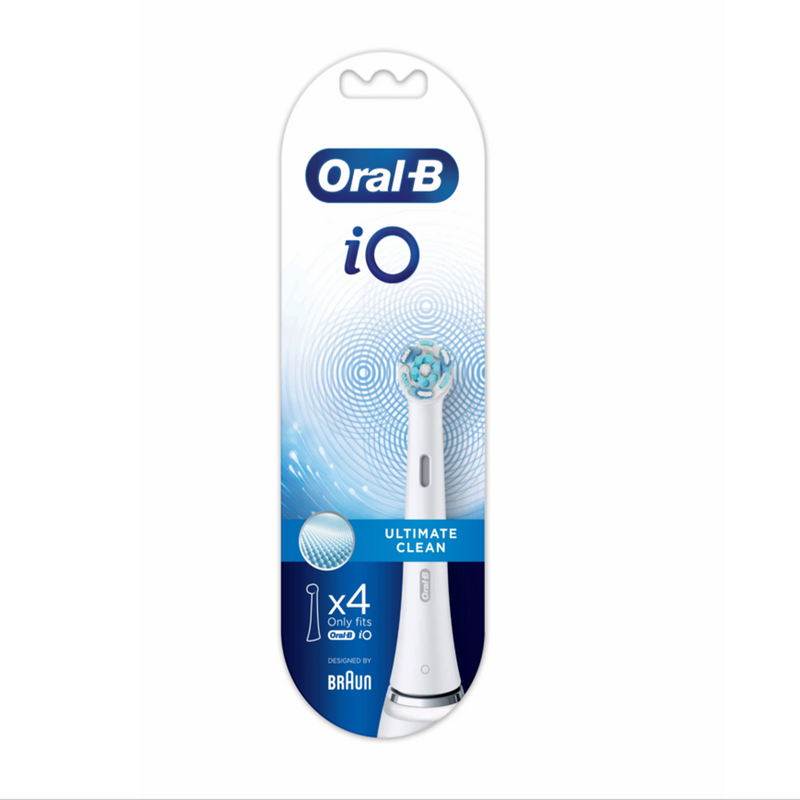 Oral-B iO 深層清潔刷頭4支裝(白色)