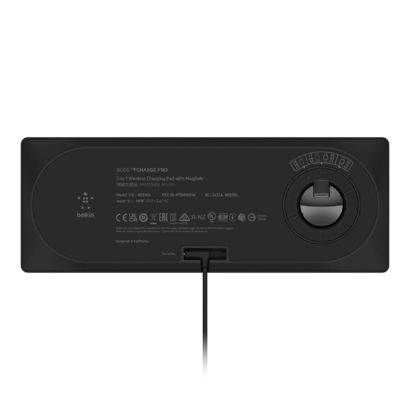 BELKIN 貝爾金 BOOST↑CHARGE™ PRO MagSafe 的 3 合 1 無線充電板