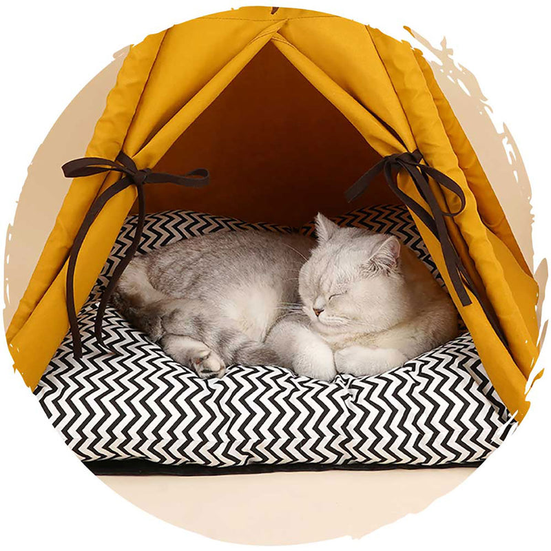 zeze Tent-style pet warm cat litter