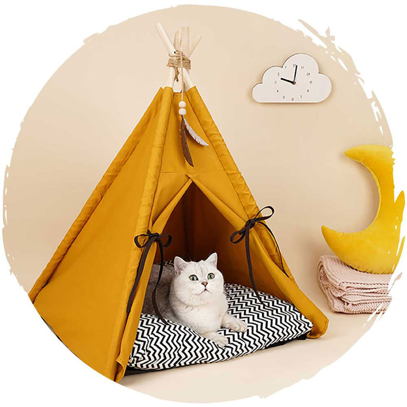 zeze 帳篷式寵物保暖貓窩