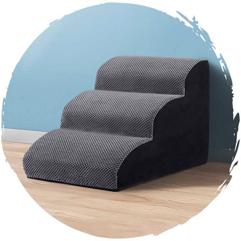 ANTHOUSAND Sofa Removable and Washable Pet Dog Stairs (Level 3｜35cm High)