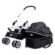 Dodopet Detachable Four-Wheel Folding Dog Trolley Blue (Pet Weight: 20kg)