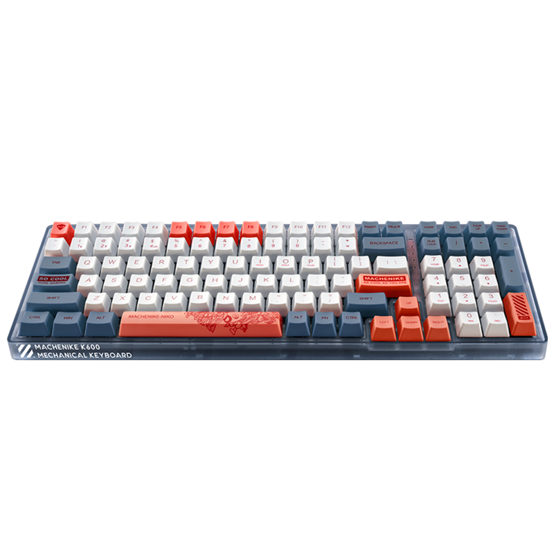 Machenike K600 Gen 2 RGB Hot-Swappable Mechanical Keyboard (Red Switch)