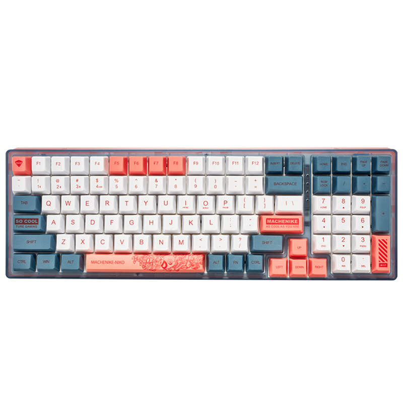 Machenike K600 Gen 2 RGB Hot-Swappable Mechanical Keyboard (Red Switch)