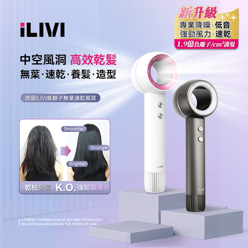 iLivi V8S negative ion quick-drying bladeless fan