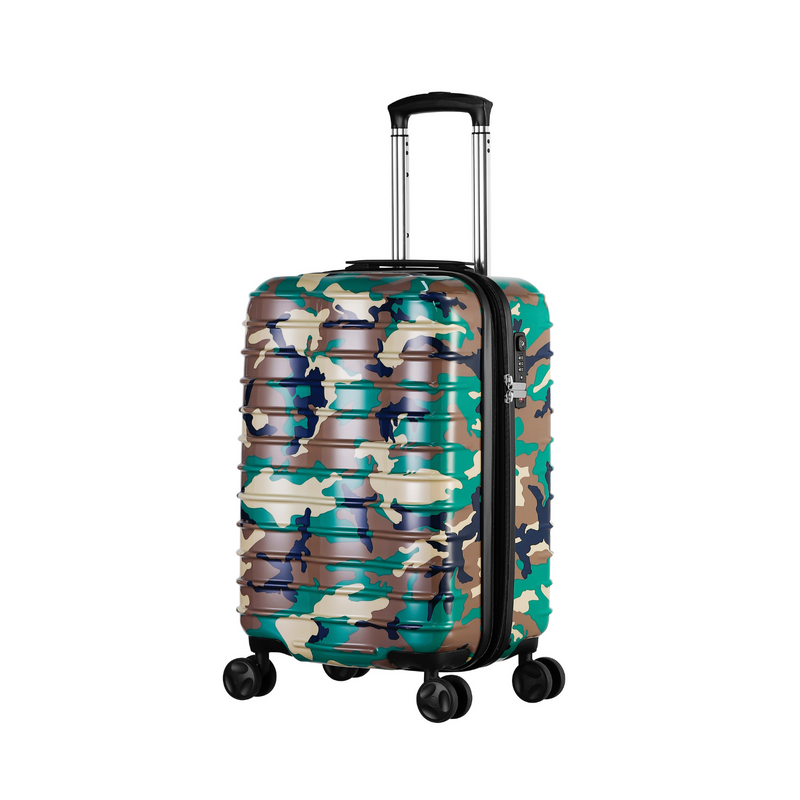 Daycrown 802 Carbon Fibre Pattern Suitcase