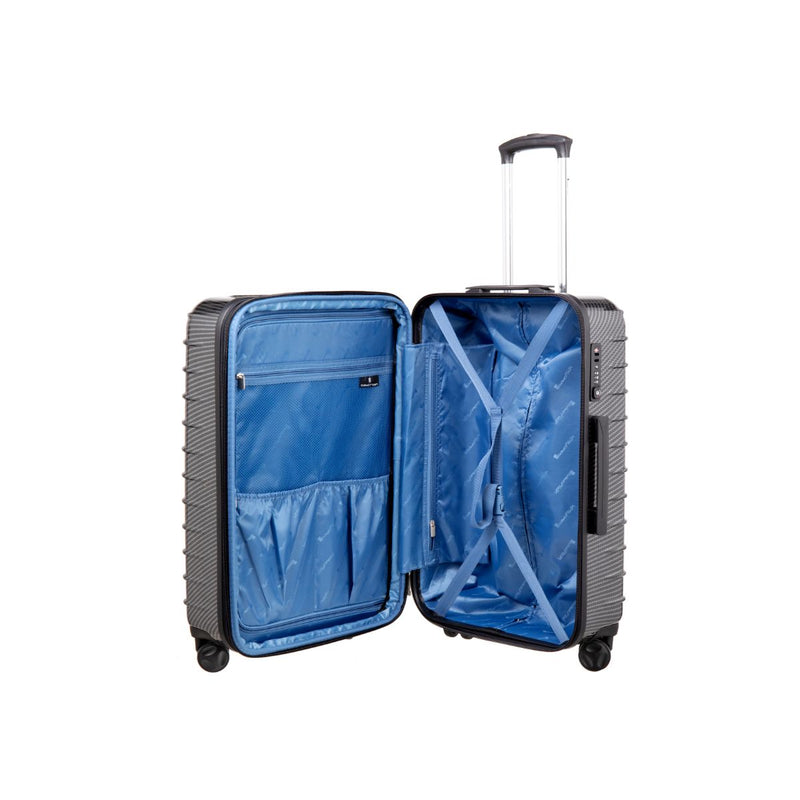 Daycrown 802 Carbon Fibre Pattern Suitcase