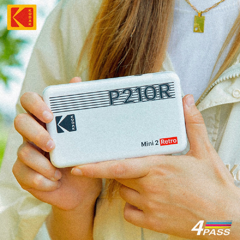 KODAK Mini2 Retro 4PASS Portable Photo Printer