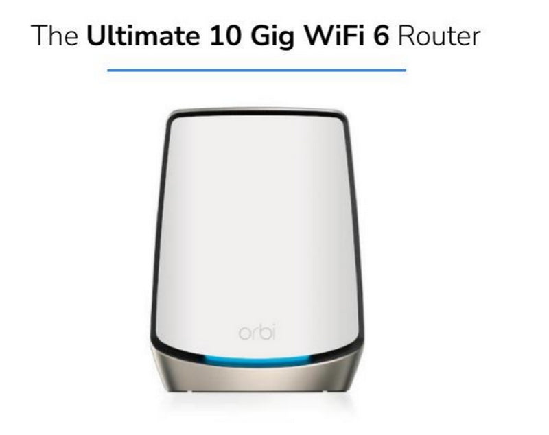 NETGEAR RBR860S Orbi Mesh AX6000 WiFi 6 三頻路由器