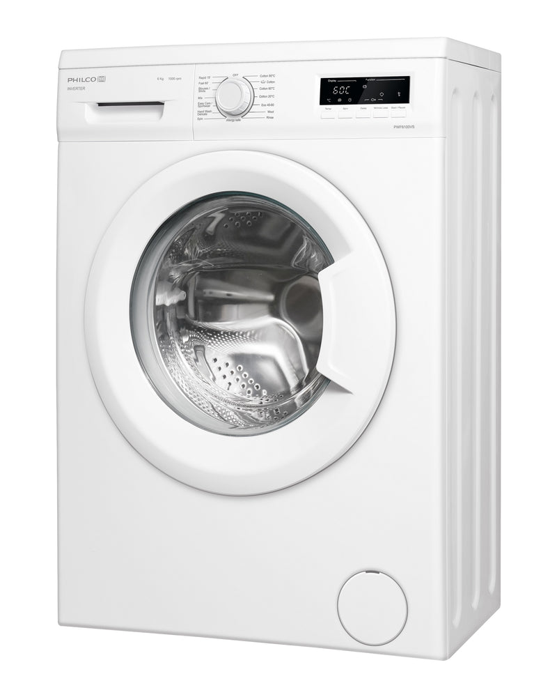 PHILCO PWF6100VS Inverter Slim 6KG Front Load Washer Front Load Washer