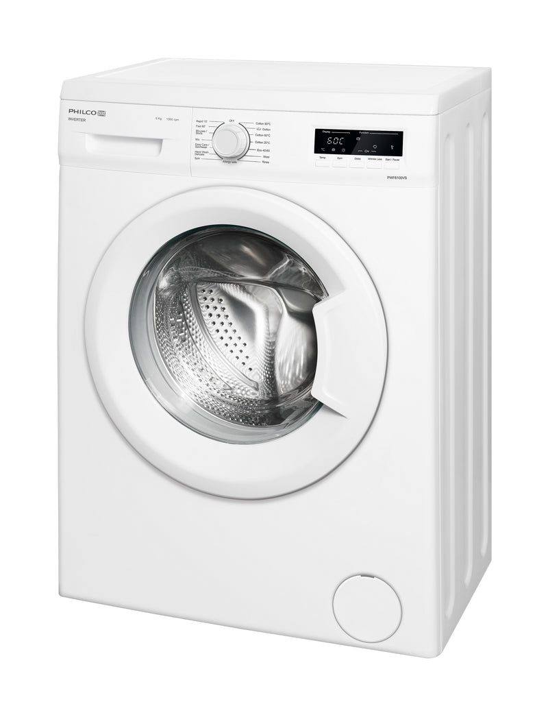 PHILCO PWF6100VS Inverter Slim 6KG Front Load Washer Front Load Washer