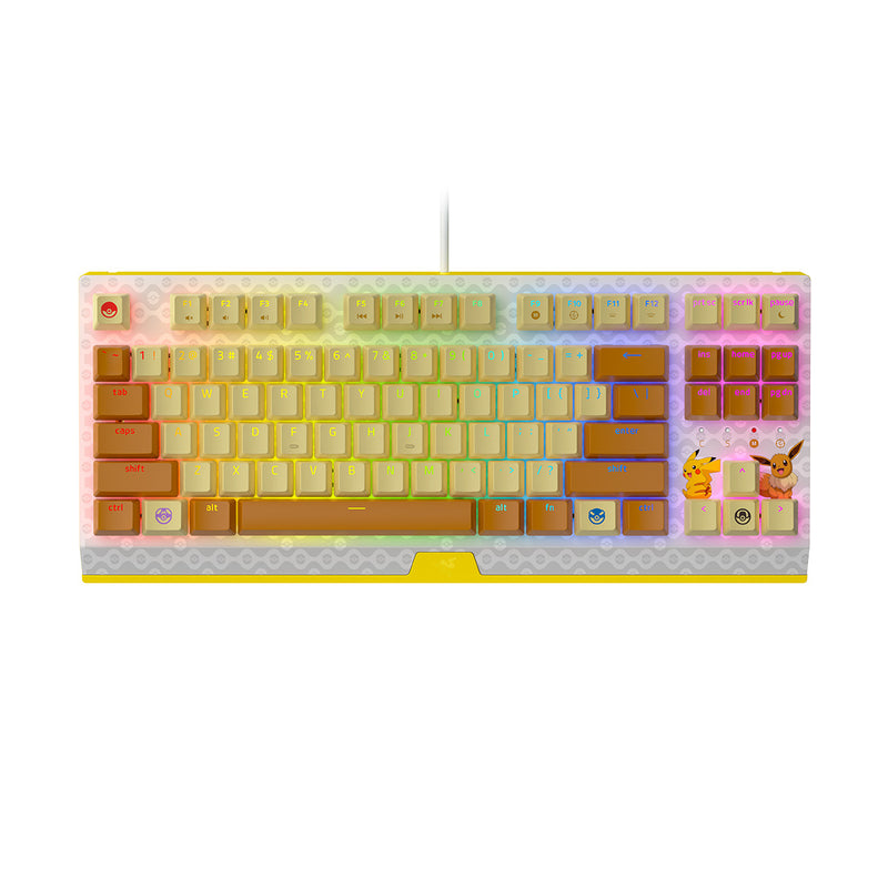Razer BlackWidow V3 Tenkeyless (Green Switch) Pokemon Edition Mechanical Wired Keyboard