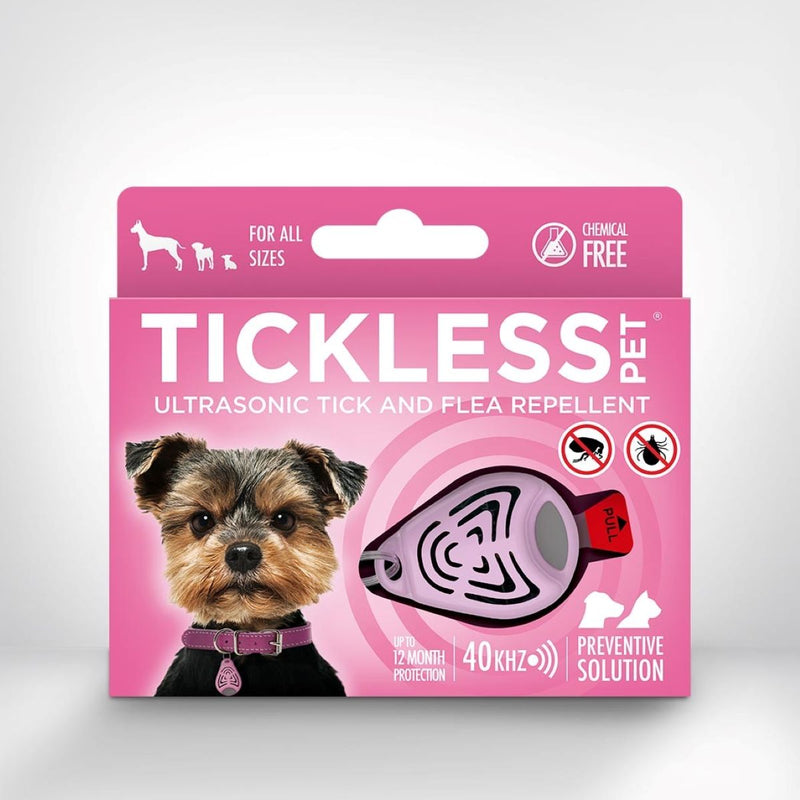 TICKLESS PET Ultrasonic tick and flea repeller