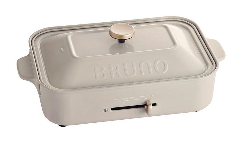 BRUNO BOE021-ASGZ Compact Hot Plate 1200W - Ash Glaze