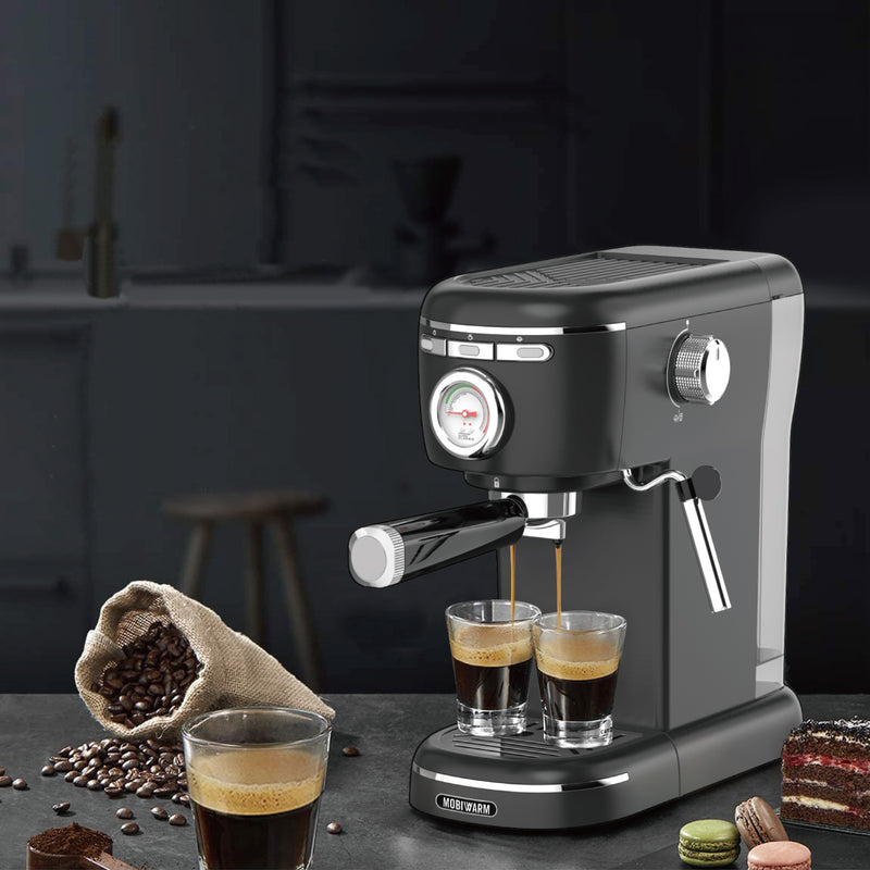 Mobiwarm MWCMI04-B Espresso Coffee Machine