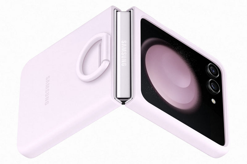 SAMSUNG 三星電子 Galaxy Z Flip5 矽膠薄型保護殼 (附指環扣) 屏幕保護膜