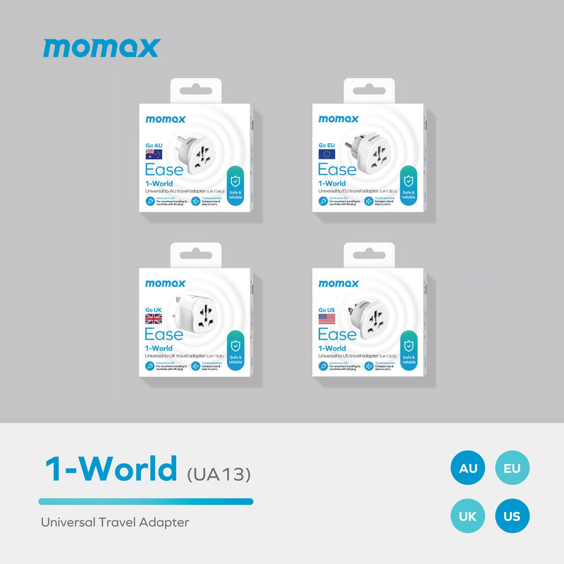 Momax 1-World 全球轉插座 UA13 澳洲