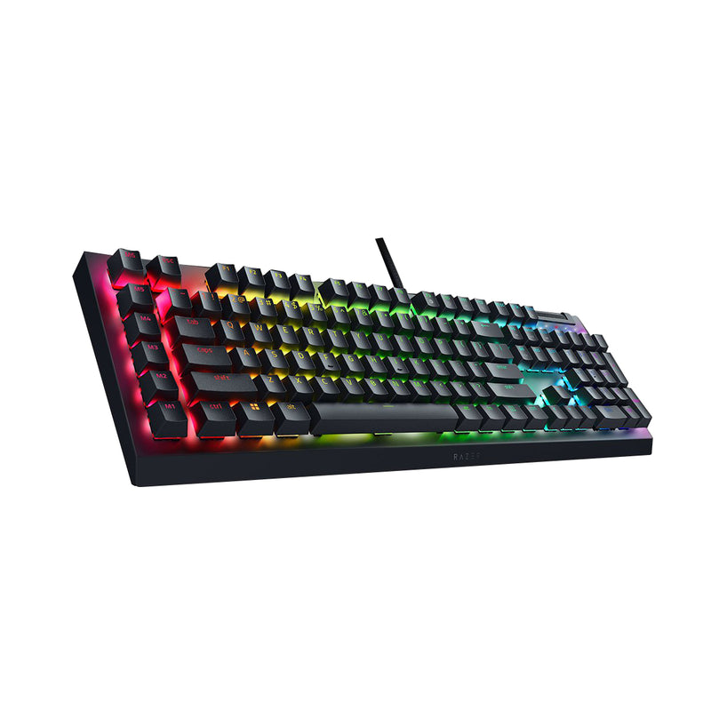 Razer 雷蛇 BlackWidow V4 X 有線機械軸遊戲鍵盤 (黃軸)