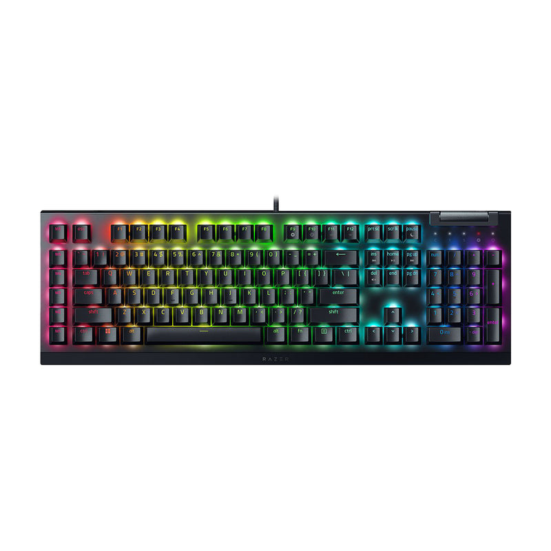 Razer 雷蛇 BlackWidow V4 X 有線機械軸遊戲鍵盤 (黃軸)