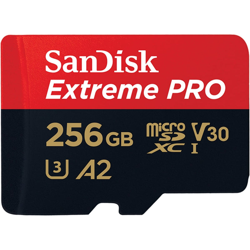 SANDISK SDSQXCD EXTREME PRO 256GB MICROSDXC Card