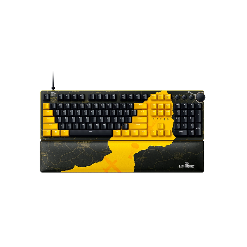 Razer Huntsman V2 Optical Gaming Keyboard (Linear Optical Switch) - PUBG: Battlegrounds Edition