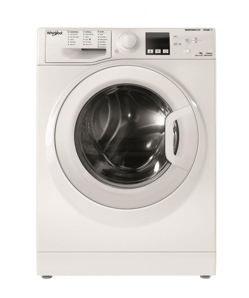 WHIRLPOOL 惠而浦 7公斤SteamFit纖薄前置式洗衣機