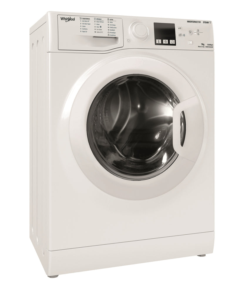 WHIRLPOOL 惠而浦 7公斤SteamFit纖薄前置式洗衣機