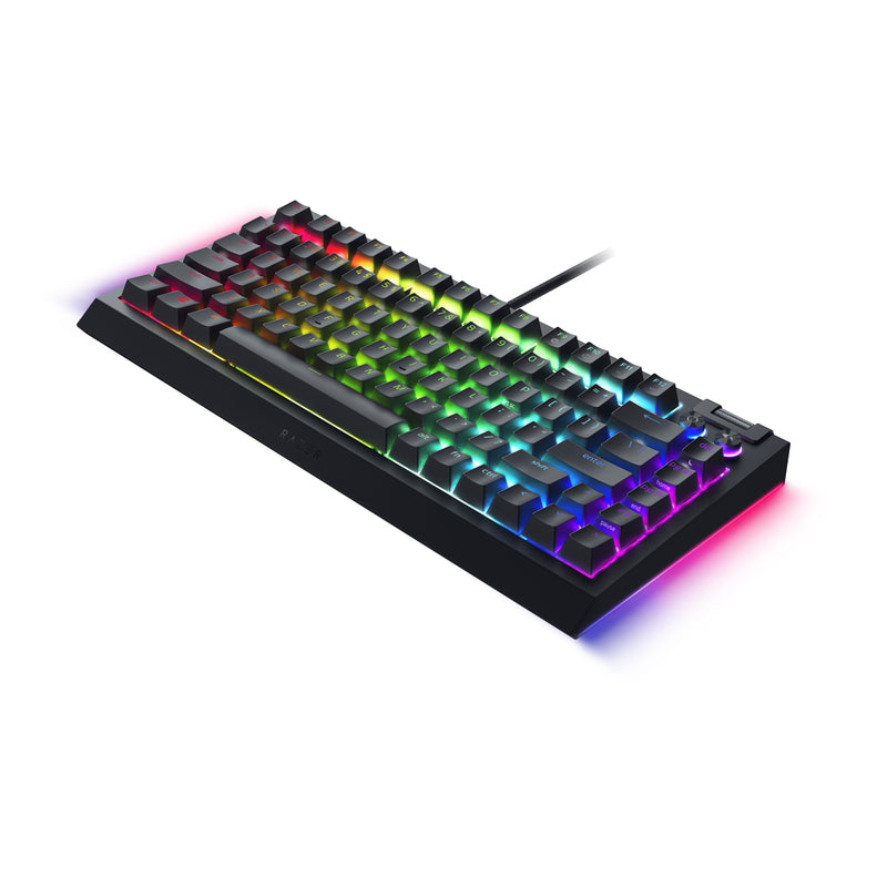 Razer BlackWidow V4 75% Hot-Swappable Mechanical Gaming Keyboard (Orange Switch)