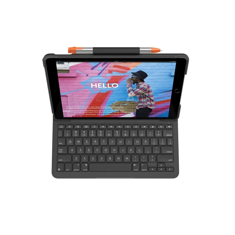LOGITECH 羅技 Slim Folio - iPad (第9代 2021) 鍵盤保護殼