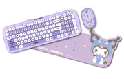 thecoopidea x Sanrio TAPPY+ KUROMI Wireless Keyboard & Mouse Set