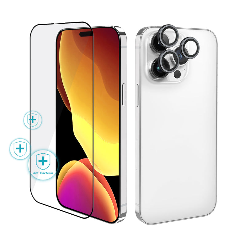 inno3C iPhone 15 Pro Glass Screen Protector Set