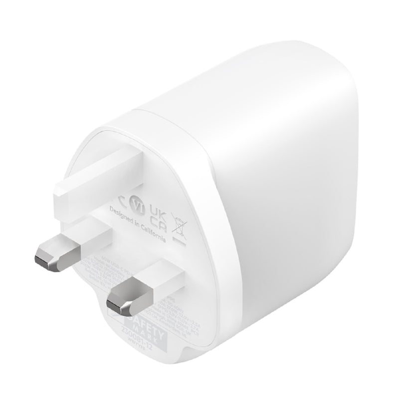 BELKIN 貝爾金 BoostCharge Pro 帶 PPS 60W 的雙 USB-C® 家用式充電器