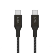BELKIN 貝爾金 BoostCharge USB-C® 至 USB-C 充電線 240W 1米 代理贈品
