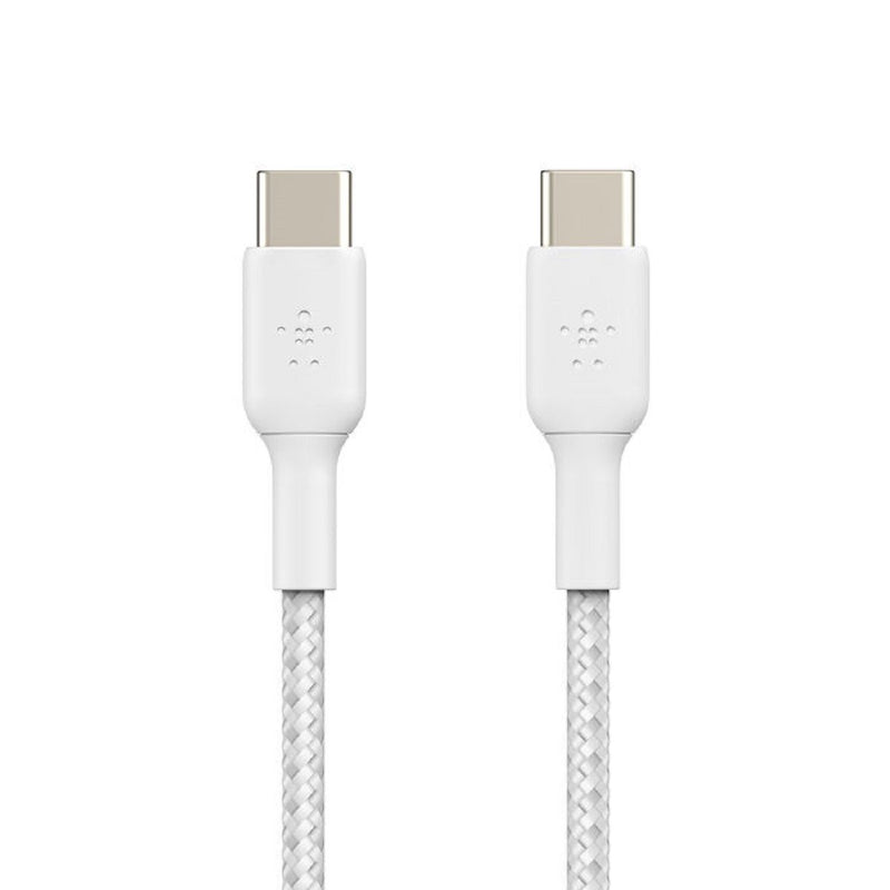 BELKIN 貝爾金 BOOSTCHARGE USB-C 轉 USB-C 線, 2米, 白色(2條裝)
