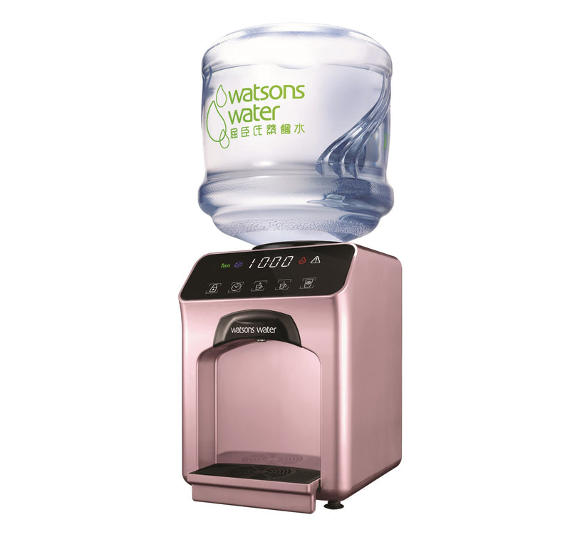 WATSONS Wats-Touch冷熱水機 (暮光玫瑰) + 12樽12公升水