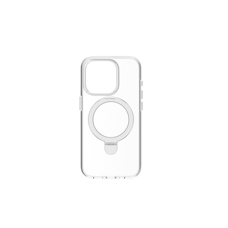 Momax iPhone 15 Hybrid Flip Magnetic Case Clear