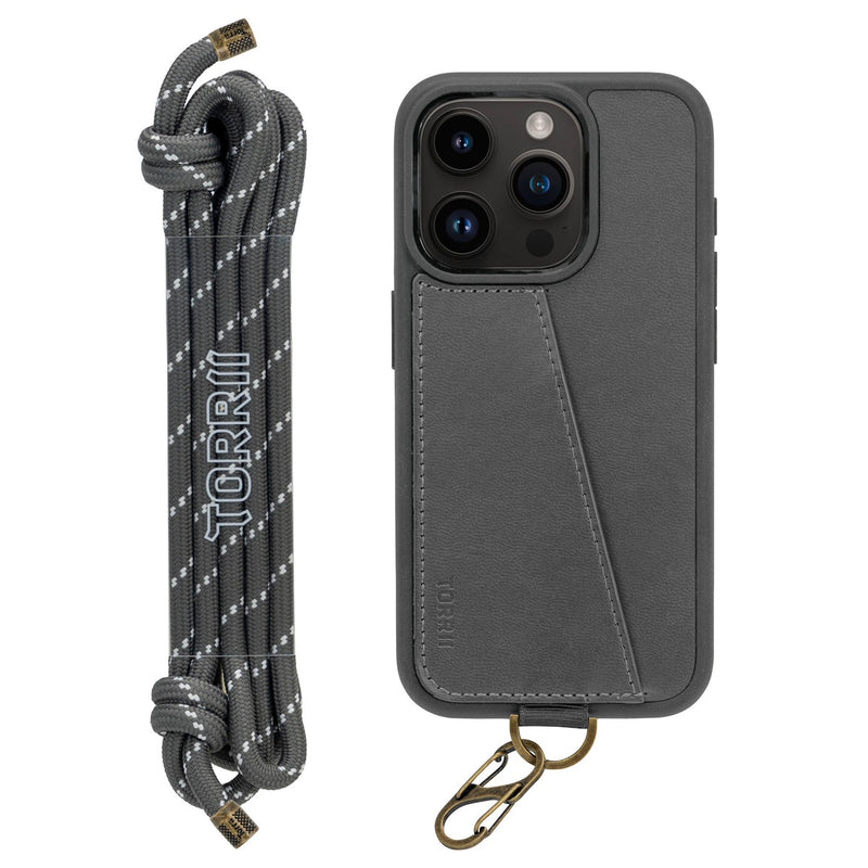 Torrii KOALA Leather Case with Neck Strap for iPhone 15 Pro