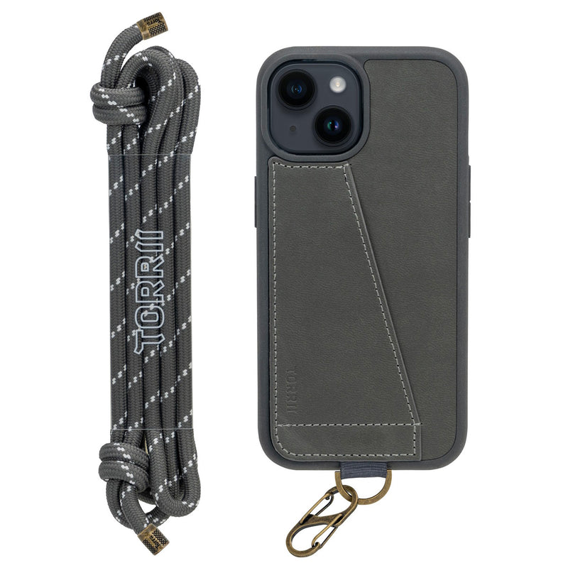 Torrii KOALA Leather Case with Neck Strap for iPhone 15